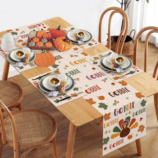 Thanksgiving Turkey Placemats Set of 4(Thanksgiving Turkey) {4}