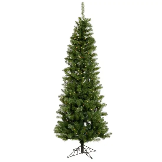 Vickerman 5.5Ft. Green 343 Tips Christmas Tree 150 Warm White Wide Angle LED {1}