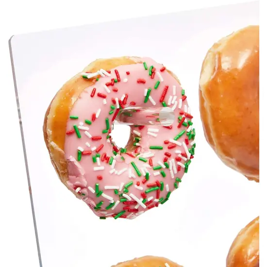 Donut Wall Display Stand (12 x 15 in, 2-Pack) Clear {5}