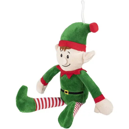 Blue Panda 2 Pack Christmas Elves Plush Toy, Santa Helper Boy and Girl Elf Stuffed Doll for Holiday Decorations, Cute Cuddly Elves Toy for Xmas Season, 12" Multicolor {4}