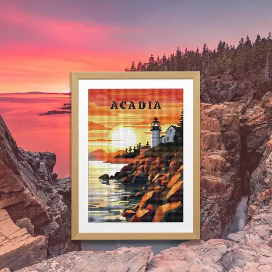 Diamond Painting Kits for Adults, Art and Craft, Full Drill Diamond Painting Abstract and Ornaments, DIY 5D Diamond Art Craft (Acadia) {2}