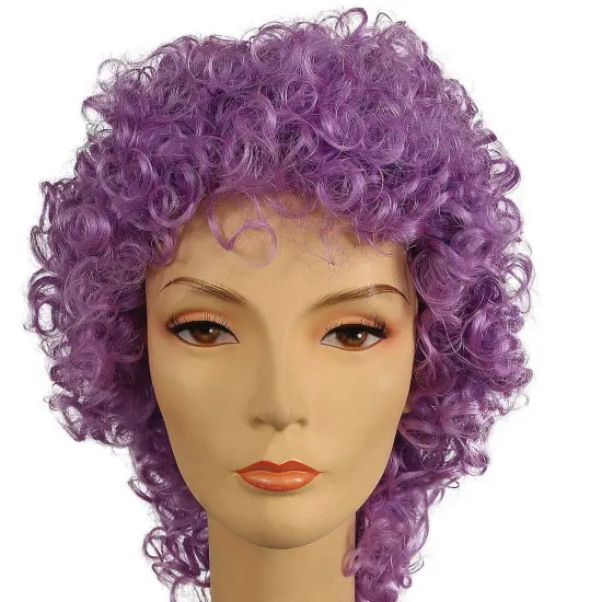 Deluxe Long Curly Clown Wig {2}