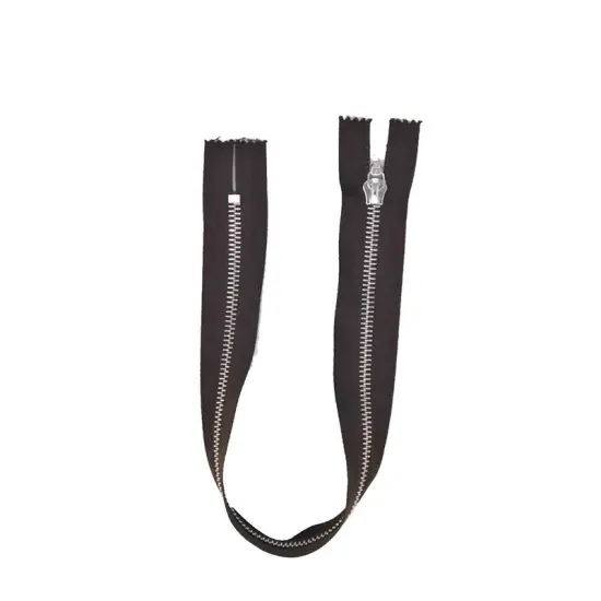 Zipper &ndash; 15" 6MM Brown Nickel Non-Separating Closed for Purses, Bags, and More {1}