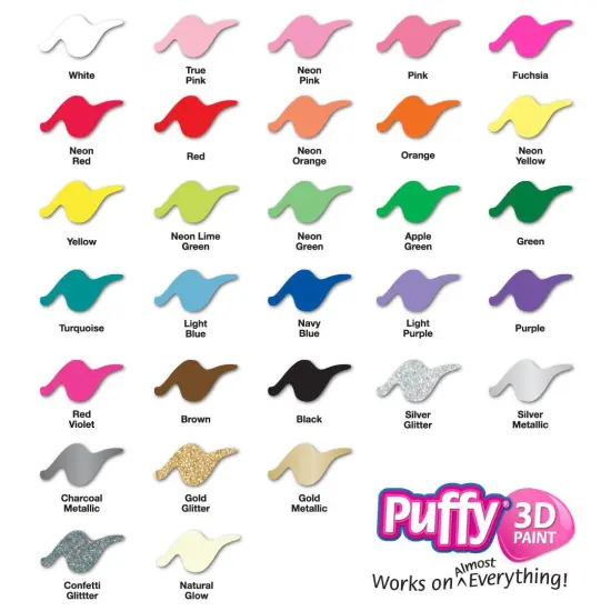 Puffy 3D Paint Value Pack 30 Pack {4}