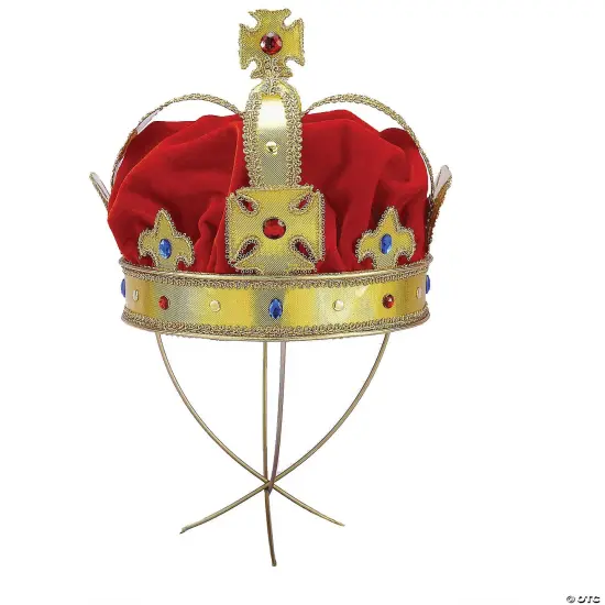 Regal King Crown with Gold and Jewel Accents {5}