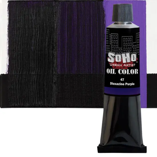 SoHo Urban Artist Oil Paint - 2 Pack, Dioxazine Purple 2 Pack - 170 ml Tube - Best Valued Oil Colors for Painting with Excellent Pigment Load {3}