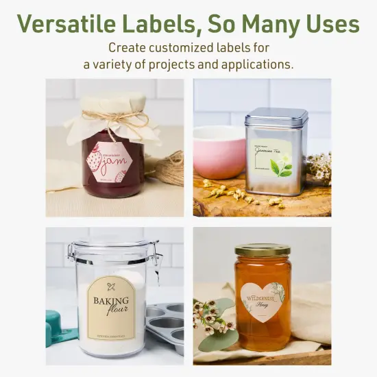 Avery Dissolvable Labels, 2" x 2-3/16" Arched Square {5}