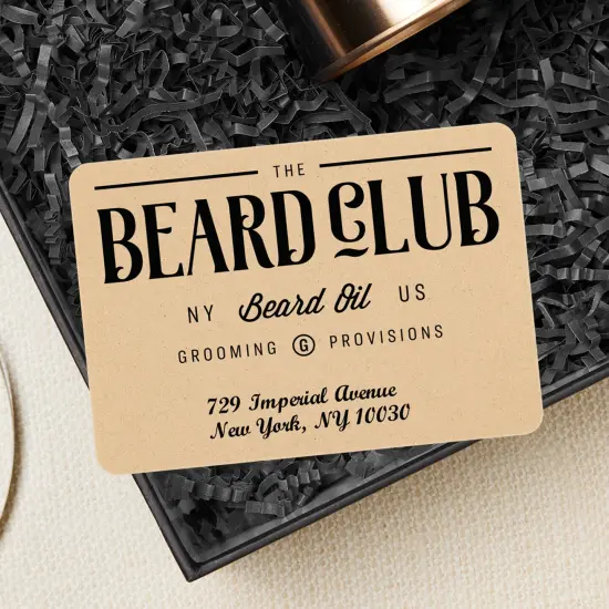 Avery Kraft Brown Postcards, 3-1/2" x 5" Rectangle Rounded Corners {4}