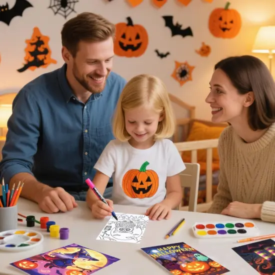 12 Packs Halloween Pre Drawn Canvas to Paint(halloween) {2}