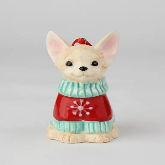 Ceramic Christmas Chihuahua Ornament, Gift for Her, Gift for Mom, Kitchen D&eacute;cor, Dining Table D&eacute;cor, Gift for Dog Lover, Pet Loss Gift {3}