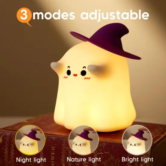 Cute Touch Night Light Rechargeable Dimmable {2}