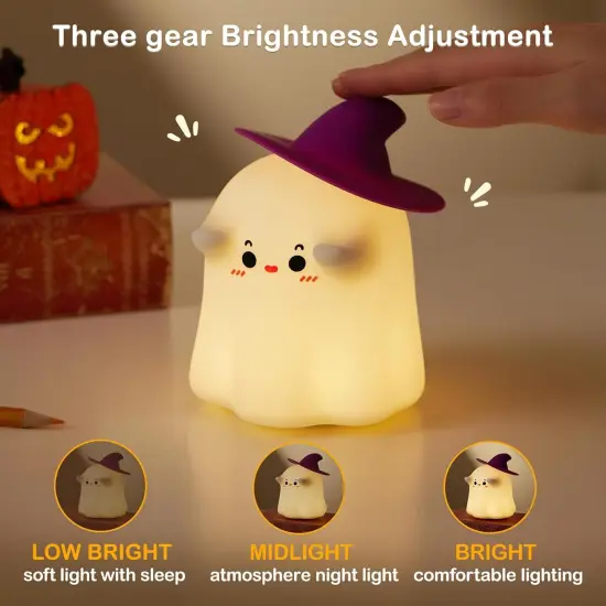 Halloween Ghost Night Lights for Kids {2}