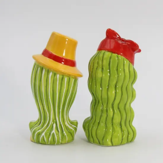 Ceramic African American Ladies Wearing Hats Salt and Pepper Shakers, Home D&eacute;cor, Gift for Her, Mom, Friend, or Coworker, Kitchen D&eacute;cor {6}