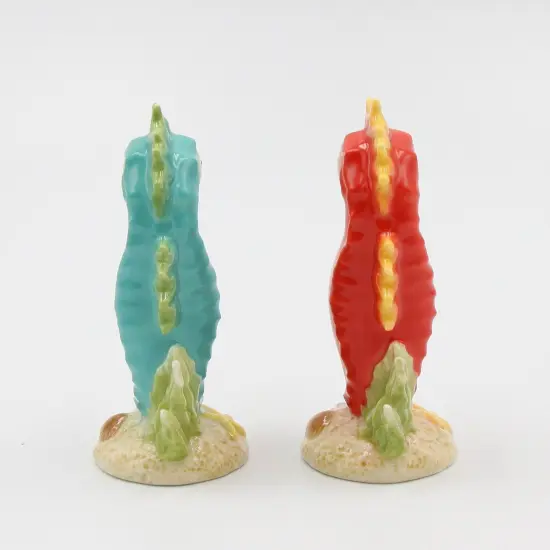 Ceramic Seahorse Salt And Pepper Shakers, Home D&eacute;cor, Gift for Her, Gift for Mom, Kitchen D&eacute;cor {3}