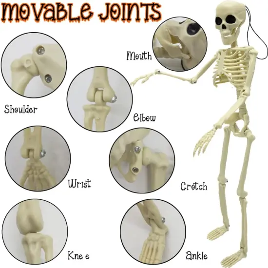 6PCS Skeleton Halloween Decorations {2}