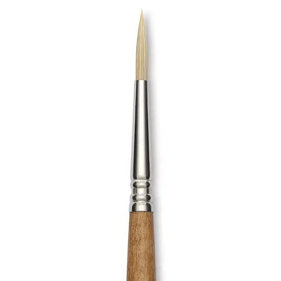 Escoda Futura Synthetic Bristle Brush - Series 5400, Round, Size 4, Long Handle {1}