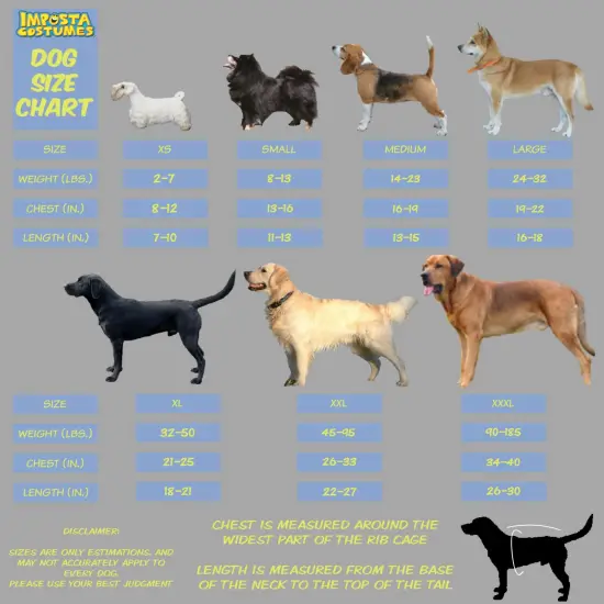 Banana Dog Pet Costume, Various Sizes XS to 3X {7}