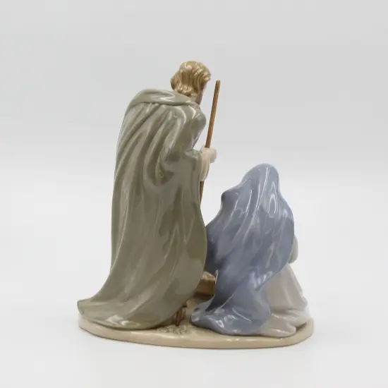 Ceramic Large Size Holy Family Nativity Figurine, Home Décor, Religious Décor, Religious Gift, Church Décor, Baptism Gift {3}