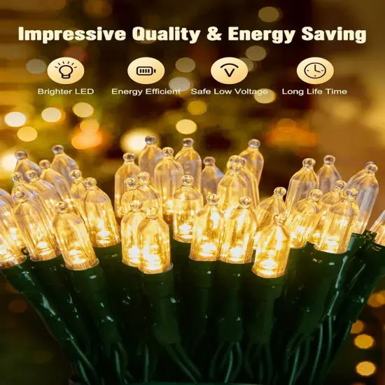 Battery Operated Christmas String Lights, 8ft {2}