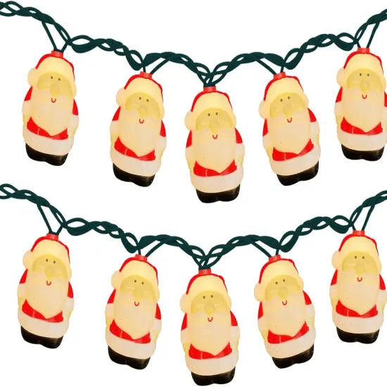 8.5Ft Santa Claus String Lights - 10 LED {1}