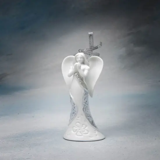 Ceramic Angel Of Prayer Ornament, Home D&eacute;cor, Religious D&eacute;cor, Religious Gift, Church D&eacute;cor, Baptism Gift {3}