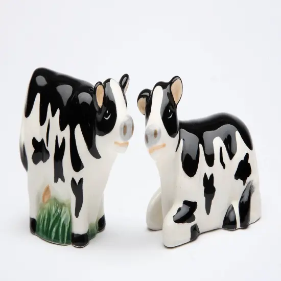 Ceramic Mini Cows Salt & Pepper Shakers, Home Décor, Gift for Her, Gift for Mom, Kitchen Décor, Farmhouse Décor {3}