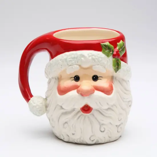 Ceramic Christmas Santa Claus Coffee Mug, Home D&eacute;cor, Gift for Her, Gift for Mom, Kitchen D&eacute;cor, Christmas D&eacute;cor {3}