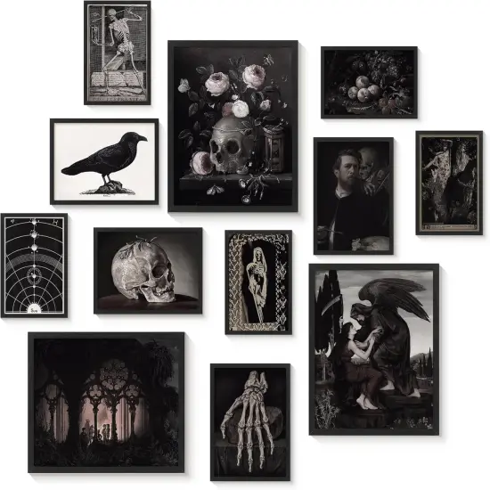 12Pcs Dark Academia Decoe {1}