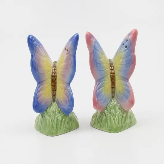 Ceramic Butterfly Salt and Pepper Shakers, Home D&eacute;cor, Gift for Her, Gift for Mom, Kitchen D&eacute;cor {5}