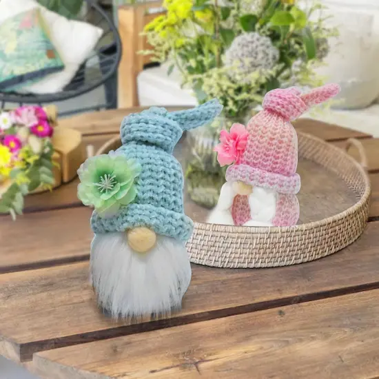 2 PCS Flower Farmhouse Gnomes Plush Decor {3}