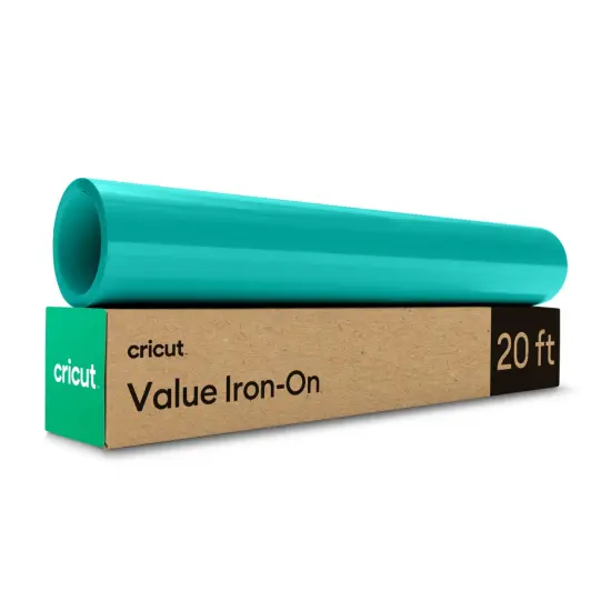 Cricut Value Iron-On Roll- Teal Heat Transfer Vinyl 12 in x 20 ft {1}