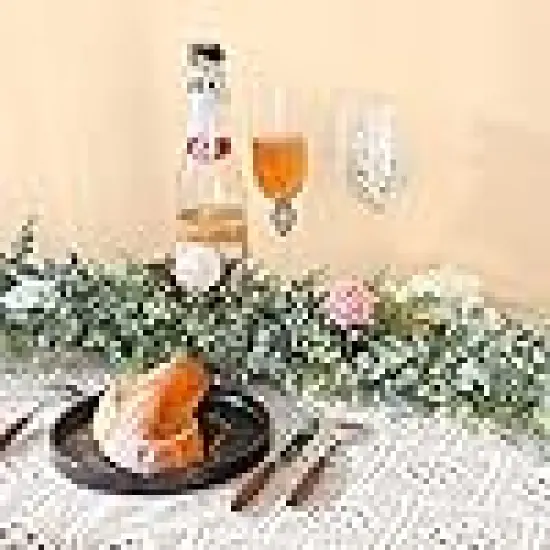 Greenery Eucalyptus Leaves Vines Faux Silk Silver Dollar Eucalyptus Vines Plants {4}