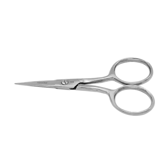 4" Straight Fine Point, Large Ring Scissors {2}