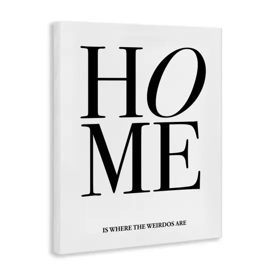 Stupell Industries Where The Weirdos Are Canvas By House of Lulu {3}