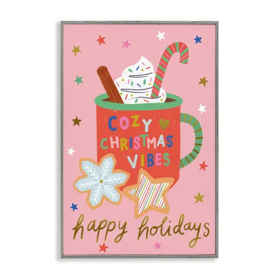 Stupell Industries Cozy Christmas Cocoa Framed Giclee By Lisa Barlow {1}