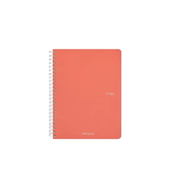 Fabriano Ecoqua Original Spiral-Bound Notebook, A5, 70 Sheets Flamingo {1}