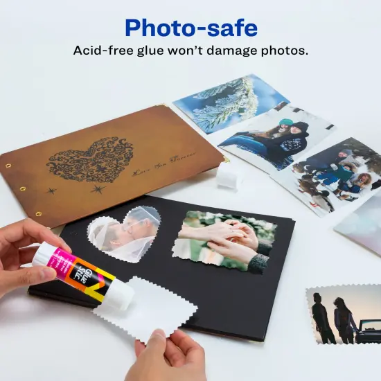 Avery Glue Stick White, Washable, Permanent, 1 Per Pack, 6 Packs, 6 Glue Sticks Total (00191) {5}