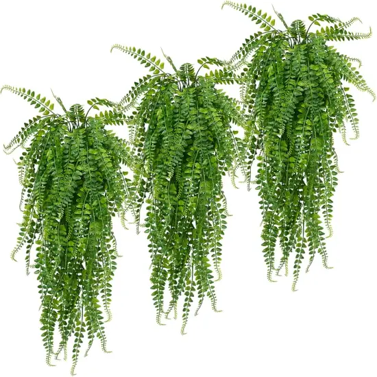 Artificial Hanging Plants Fake Plants (6 Pcs) {1}