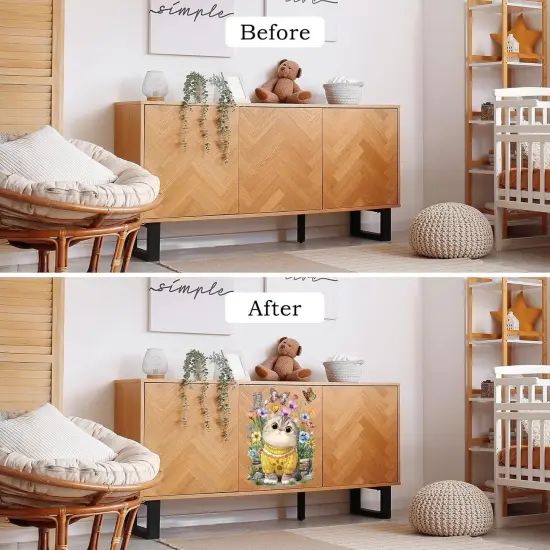 Large 12"x18" Decorative Cat Stickers and Decals {3}