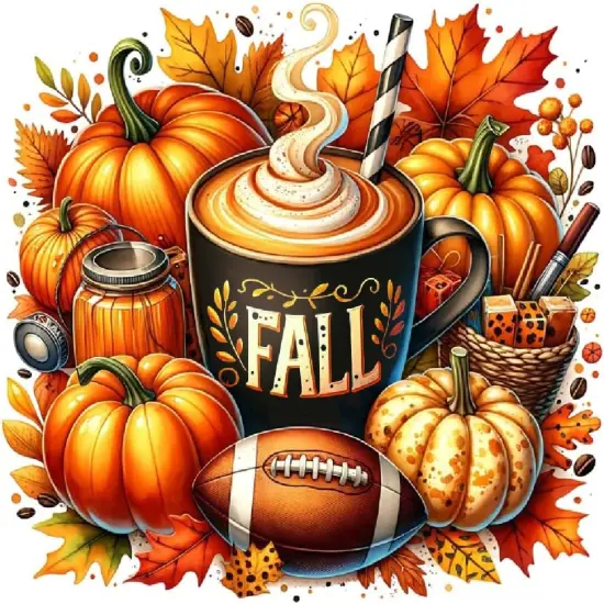Fall Diamond Painting Kits for Adults - 14X14 Inch {1}
