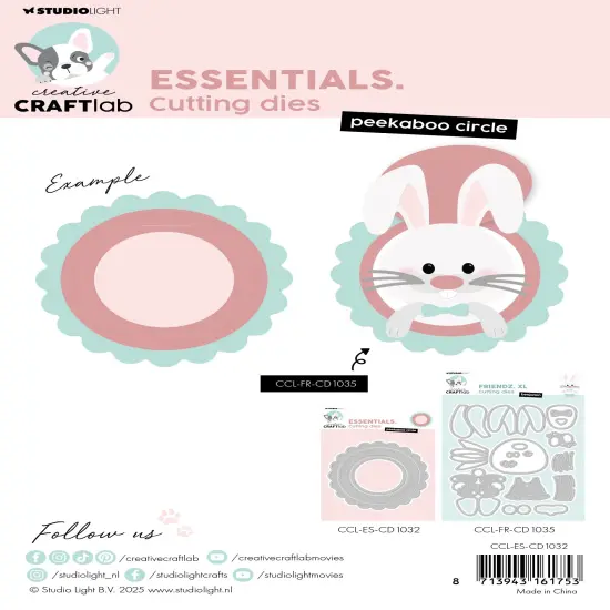Creative Craftlab Essentials Cutting Die-Peekaboo Circle {3}