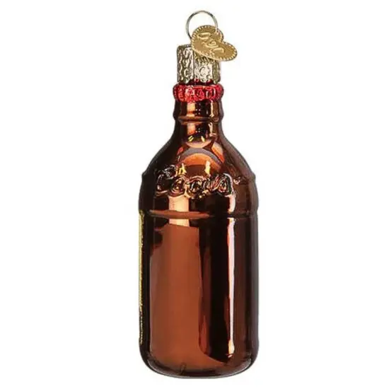 Old World Christmas 3.5 Inch Coors Banquet Bottle Christmas Tree Ornament , Beverage Beer Brown {2}