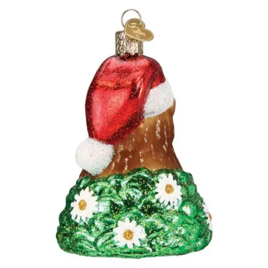 Old World Christmas 4.0 Inch Santa Groundhog Tree Ornament , Shadow Winter Spring Ornament Multicolored {2}