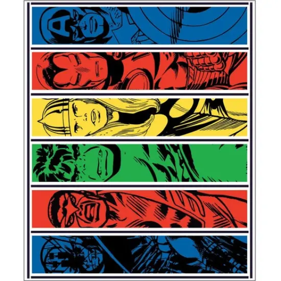 Licensed Marvel PrintsAvengers - Team Up Panel-Multi Cotton Fabric by the Panel {1}