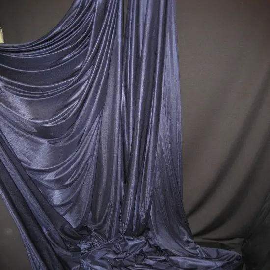 1 Yard Navy Blue Polyester Fabric Low Stretch For Aerial Use Backdrops Crafts 108&Prime;-120&Prime; Wide {3}