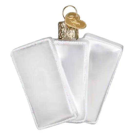 Old World Christmas 2.5 Inch Dominos Tree Ornament , Toppling Chain Game Multicolored {2}