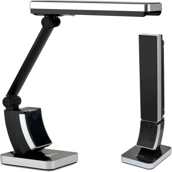13W Slimline Desk Lamp - Home, Office, Bedroom, or Reading (Black) {1}