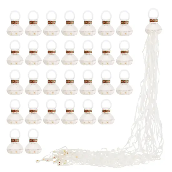 No Mess White Throw Streamers for Birthday Party, Wedding Reception, Grand Opening (30 Pack) {1}