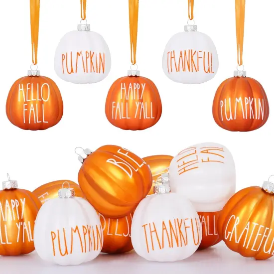 Fall Tree Ornaments Set 18 PCS {1}