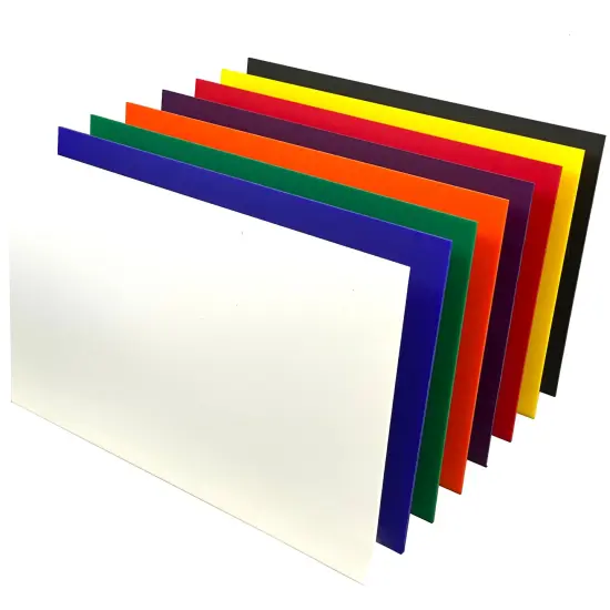 2.6mm (1/8th Inch), 12x12. 12x19, 12x6, CO2 Laser & Glowforge Performance Series Ready, cast Acrylic in a Variety of Solid Opaque Colors, Craft Closet Brand {4}